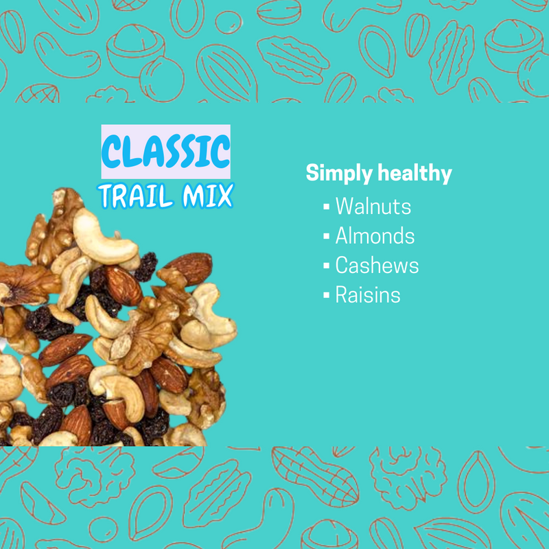 By The Bites Classic Trail Mix Jar 200g