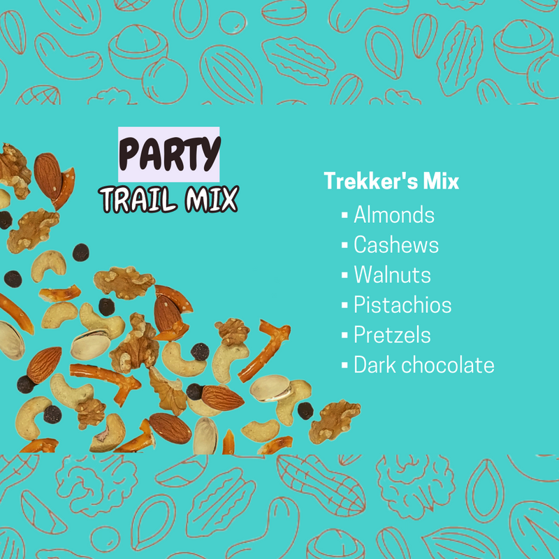 By The Bites Party Trail Mix Jar 200g