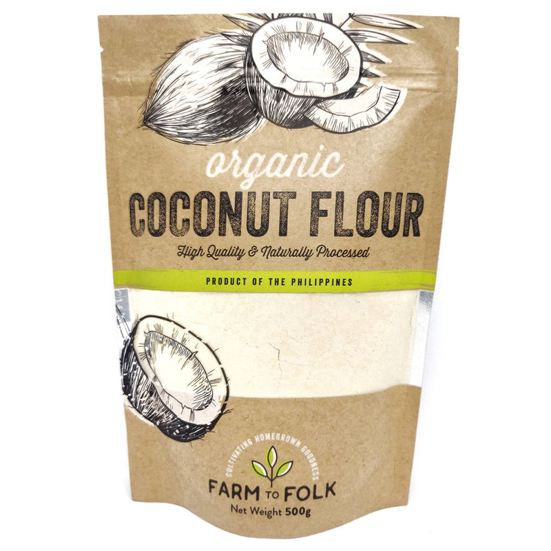 Farm to Folk Organic Coconut Flour 500g for sale | WeNourish PH
