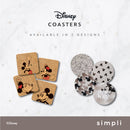 Simpli Disney Home Collection Mickey Cork Coasters 4's