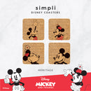 Simpli Disney Home Collection Mickey Cork Coasters 4's