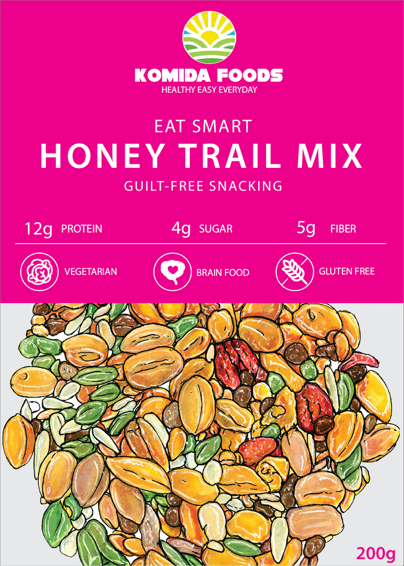 Komida Foods Honey Trail Mix 200g