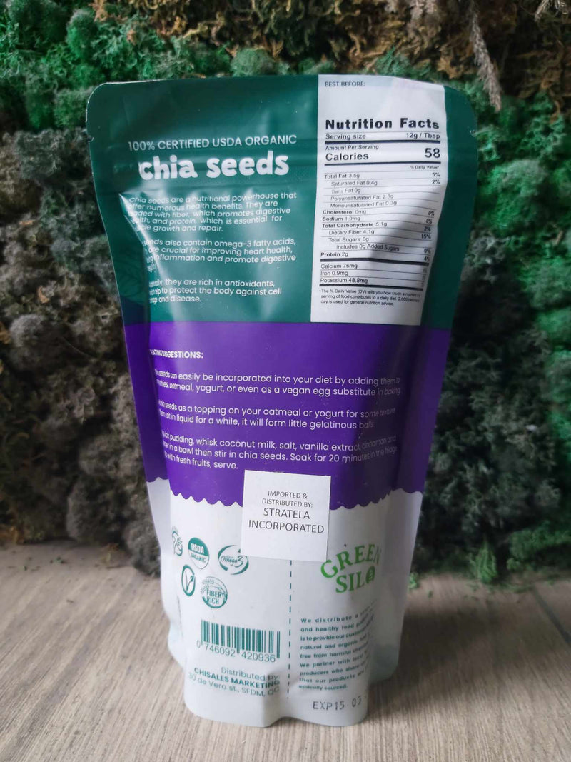 Green Silo Organic Chia Seeds 300g