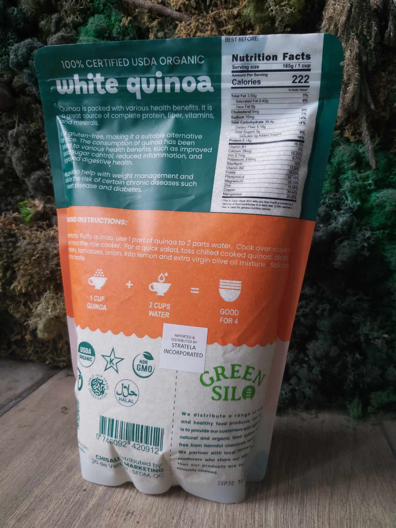 Green Silo Organic White Quinoa 1kg