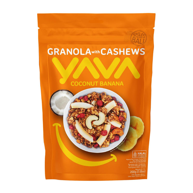 Yava Granola with Cashews Coconut Banana 400g