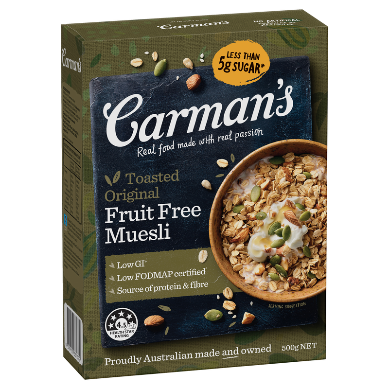 Carman's Original Fruit Free Muesli 500g