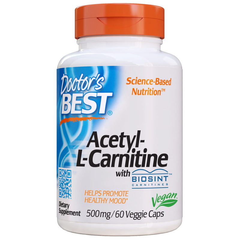 BUY 1 TAKE 1: Doctor's Best Acetyl-L-Carnitine with Biosint Carnitines 500mg 60's (EXP 06/2024)