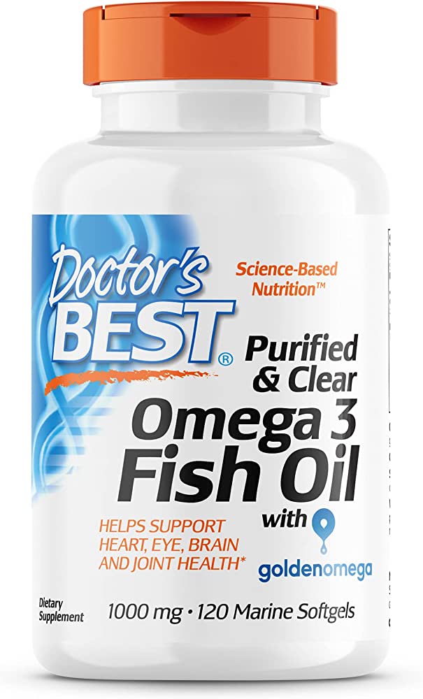 MOTHER'S DAY PROMO: 50% OFF Doctor's Best Purified & Clear Omega 3 Fish Oil with Goldenomega 1,000mg 120's