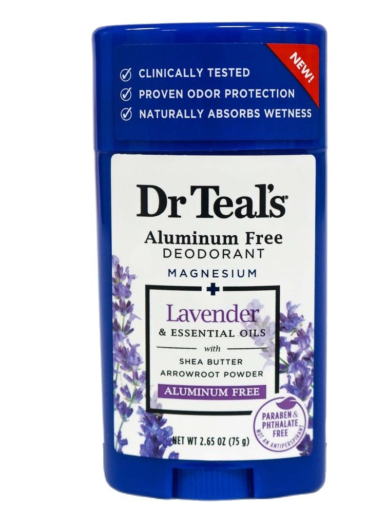 Dr. Teal's Aluminum Free Deodorant Magnesium + Lavender Vanilla 75g
