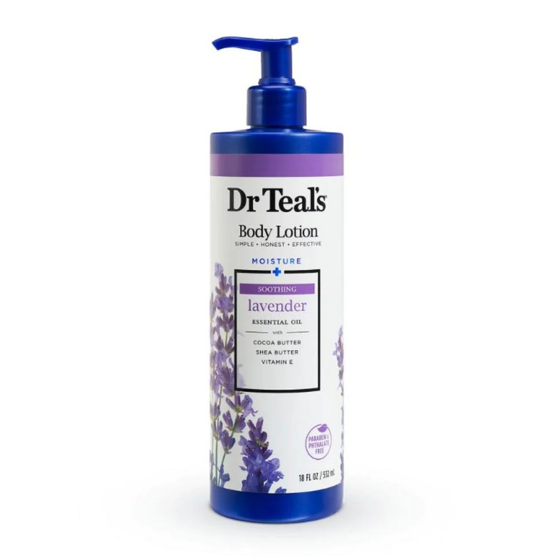 Dr. Teal's Body Lotion Moisture + Soothing Lavender 532ml