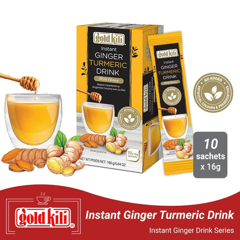 Gold Kili Ginger Turmeric Drink 16g x 10's