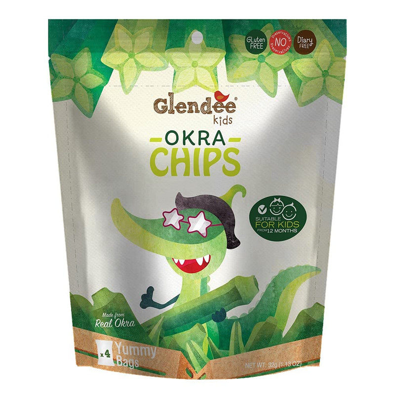 Glendee Kids Okra Chips 32g