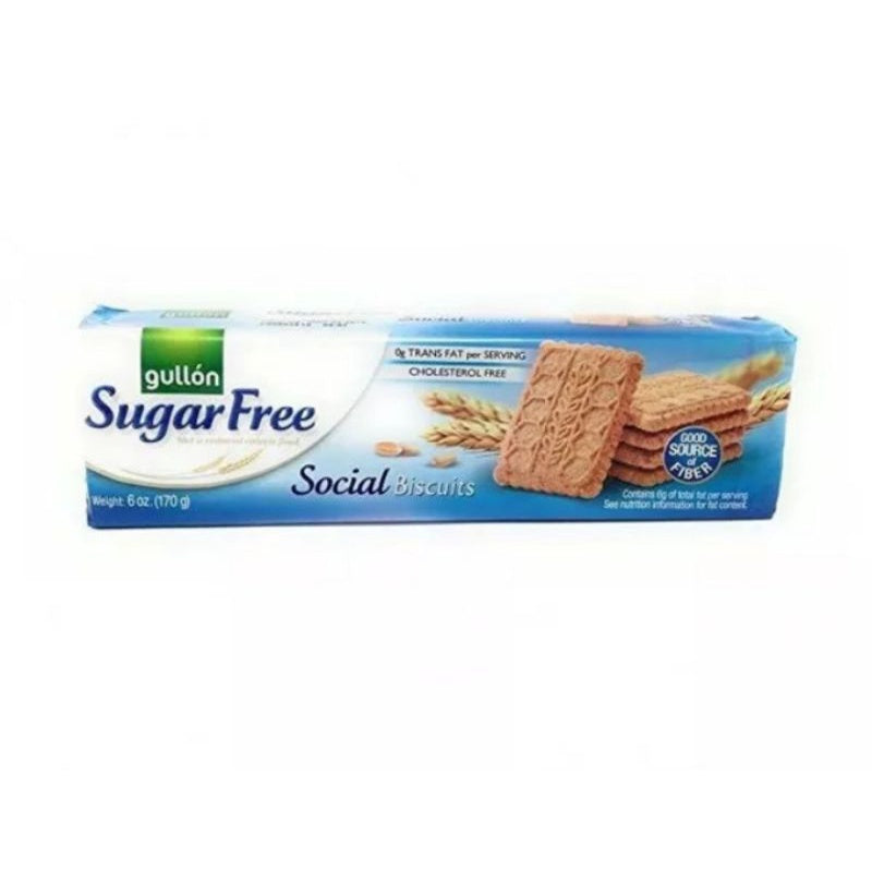 Gullón Social Biscuits Sugar Free 170g
