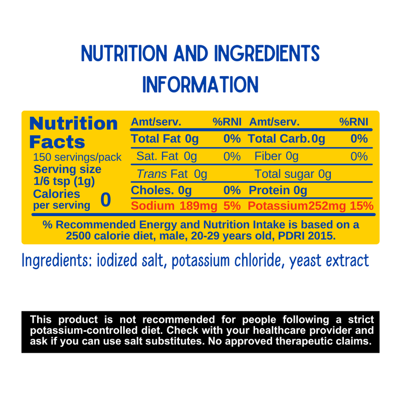 Krystal Reduced Sodium Salt 150g