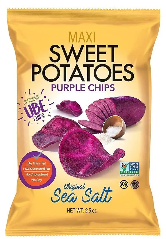 Maxi Sweet Potatoes Purple Chips Original Sea Salt 70g