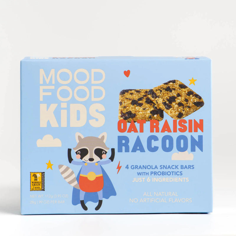 Mood Food Kids Oat Raisin Racoon 4 x 28g