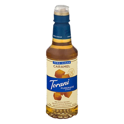 Torani Puremade Syrup Zero Sugar Caramel