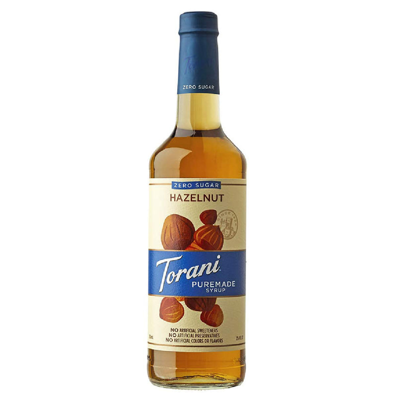 Torani Puremade Syrup Zero Sugar Hazelnut 750ml