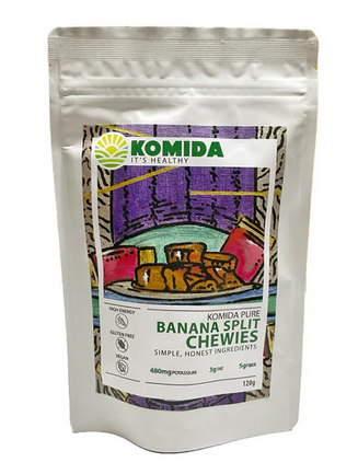 Komida Foods Banana Split Chewies 120g