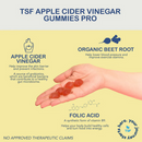 TSF Apple Cider Vinegar Pro Sugar Free 60's