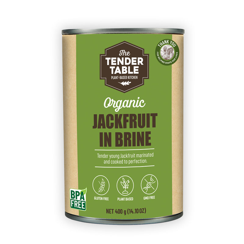 The Tender Table Organic Jackfruit in Brine 400g