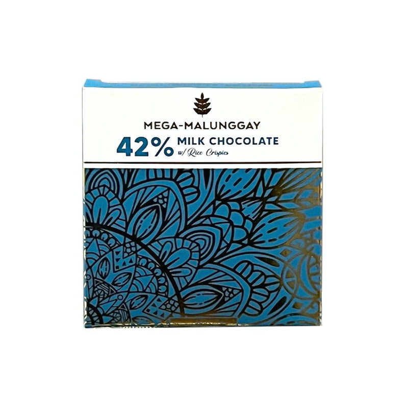 Auro 42% Milk Chocolate with Mega-Malunggay and Rice Crispies 50g