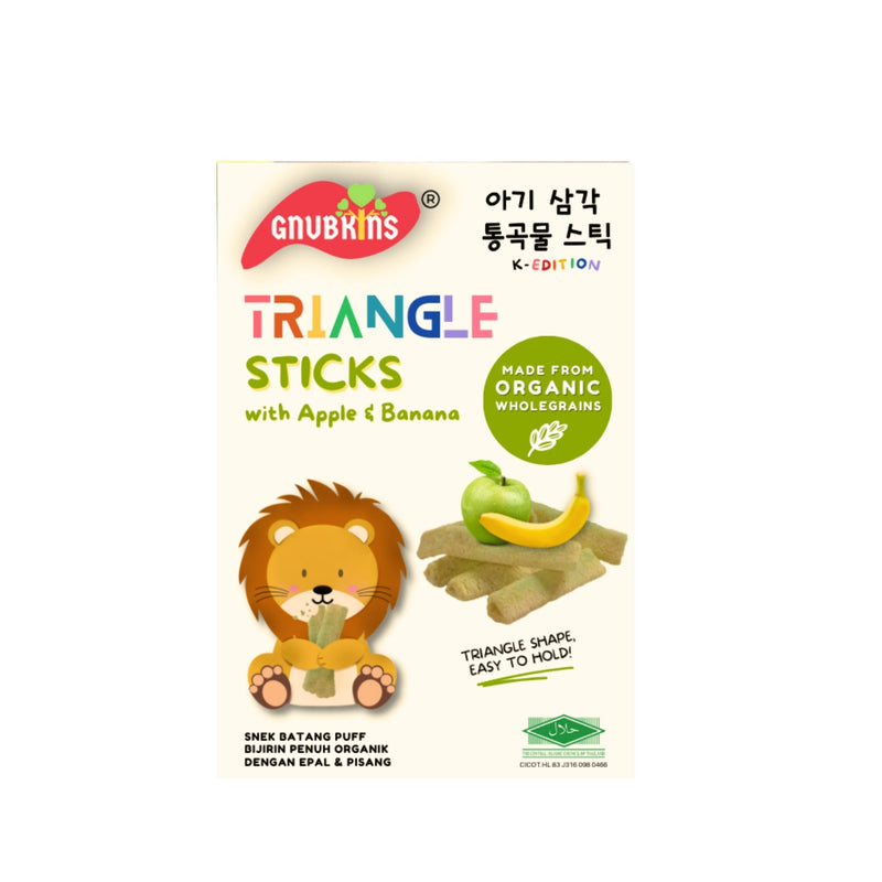 Gnubkins Triangle Sticks with Apple and Banana 32g