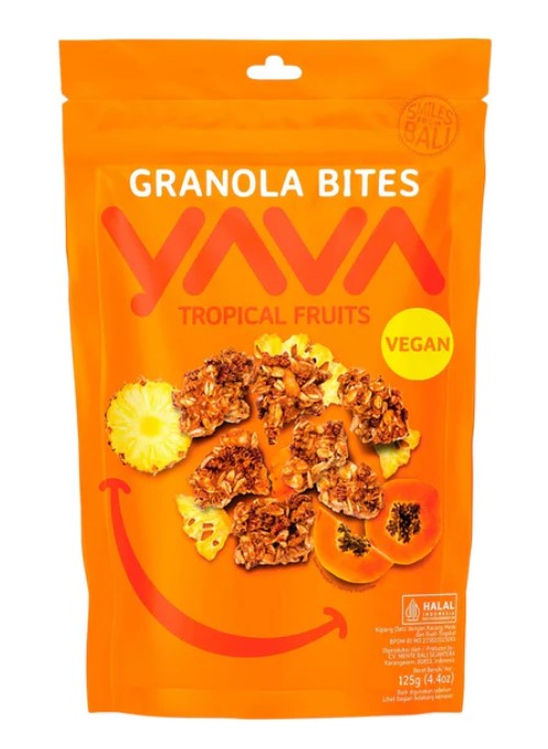 Yava Granola Bites Tropical Fruits