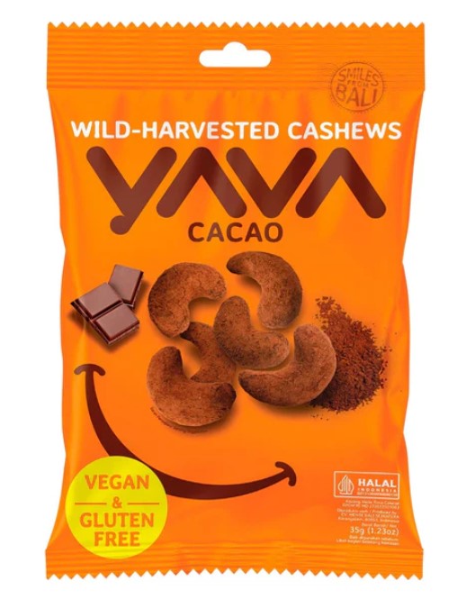 Yava Wild Harvested Cashews Cacao 35g