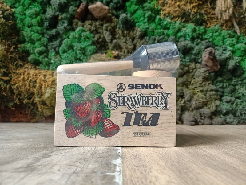 Senok Strawberry Tea Loose Leaf 100g + Infuser