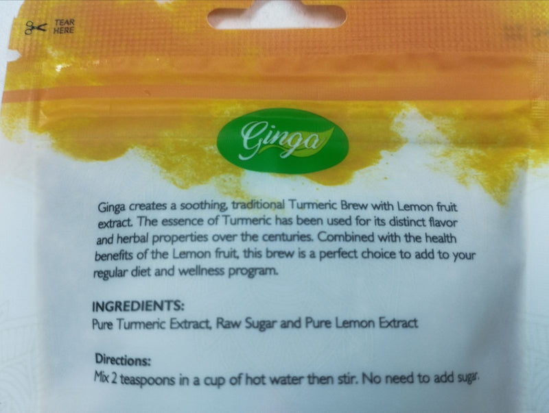 Ginga Turmeric Brew with Lemon 100g
