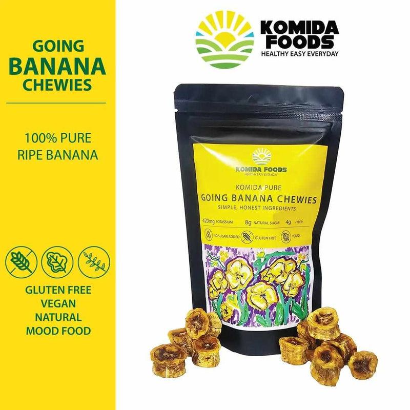 Komida Foods Banana Chewies 150g