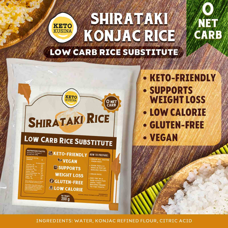 Keto Kusina Shirataki Rice 200g