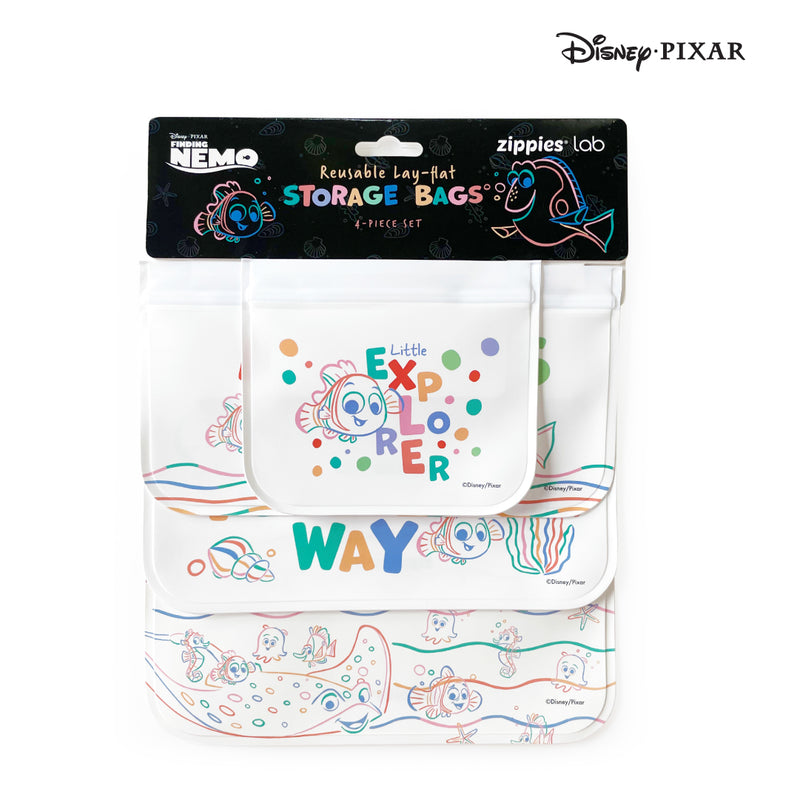 Zippies Disney Pixar Finding Nemo Reusable Layflat Bag 4's