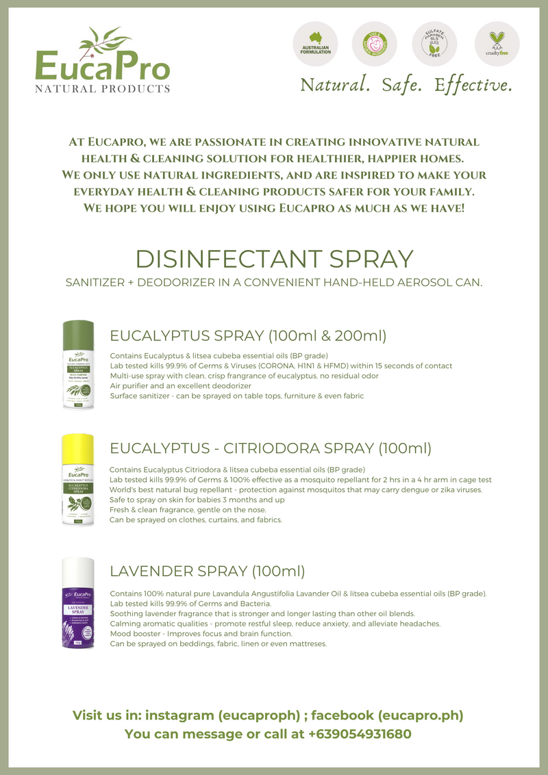 EucaPro Lavender Spray 100ml