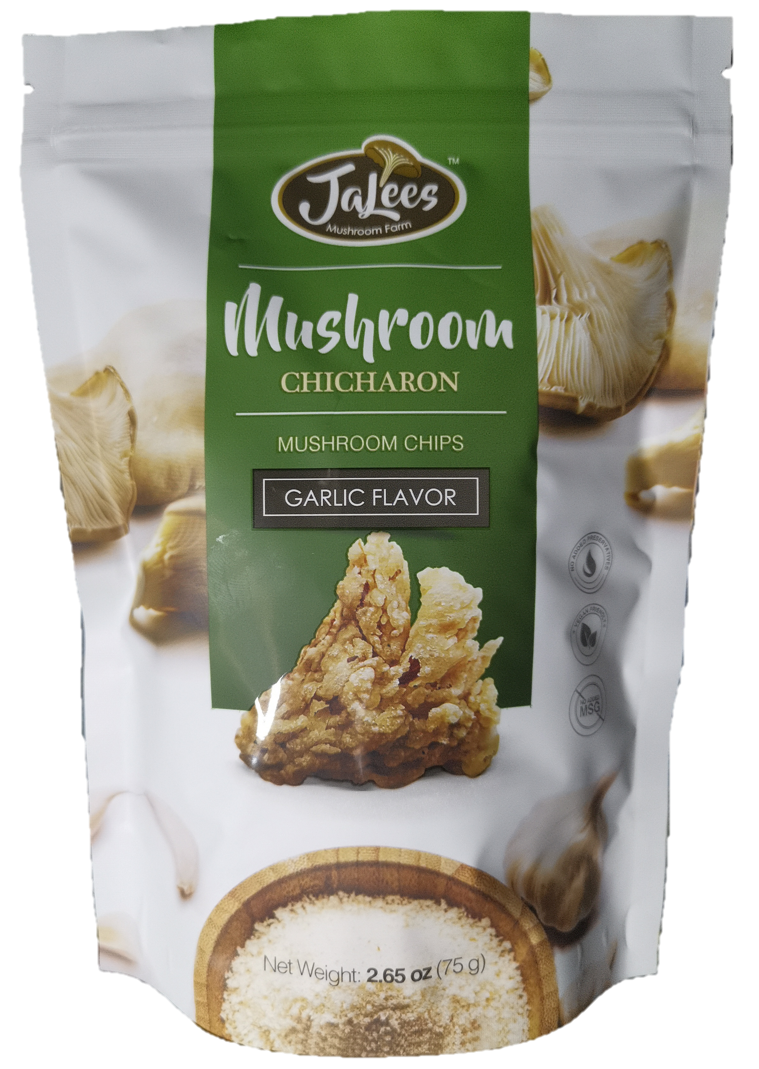 JALees Farms Mushroom Chicharon Garlic 75g