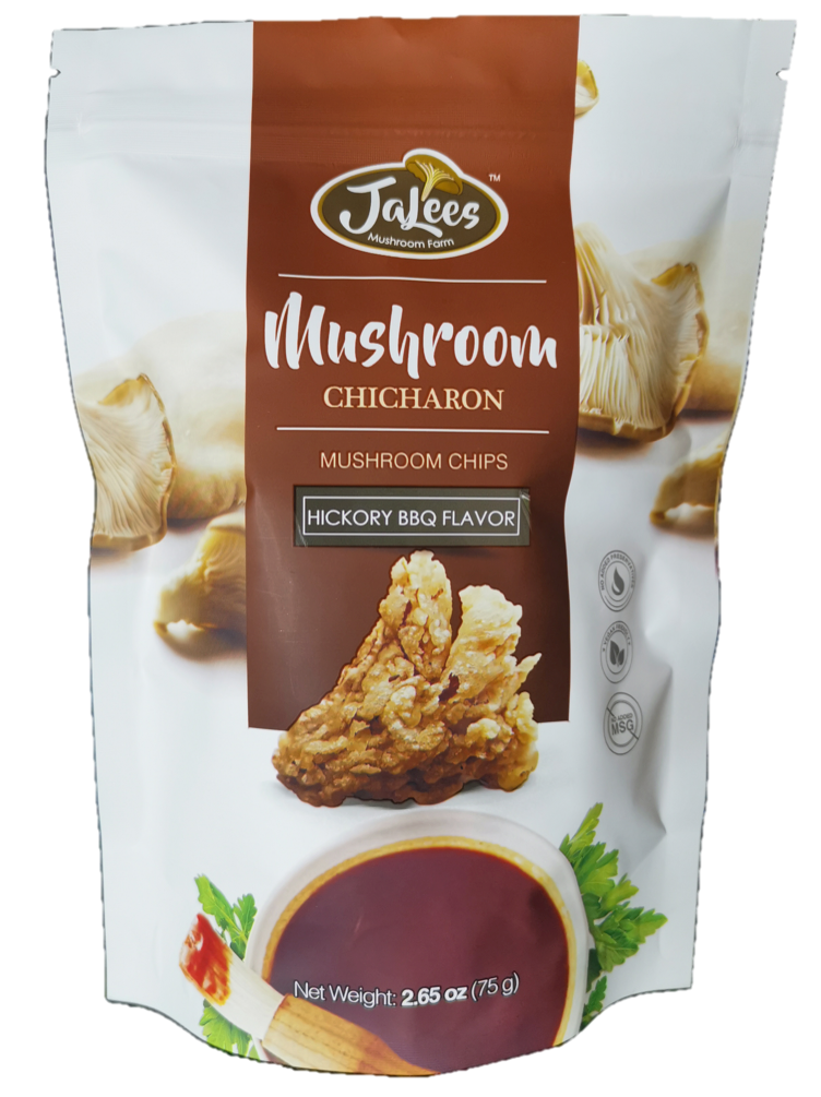 JALees Farms Mushroom Chicharon Hickory Barbeque 75g