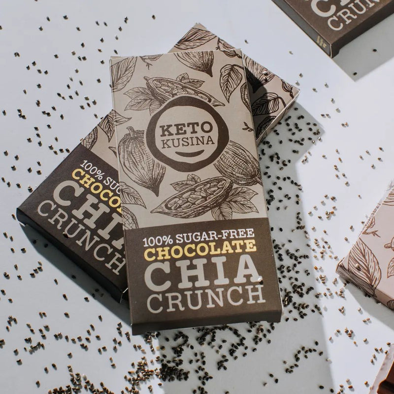 Keto Kusina Chocolate Chia Crunch 60g