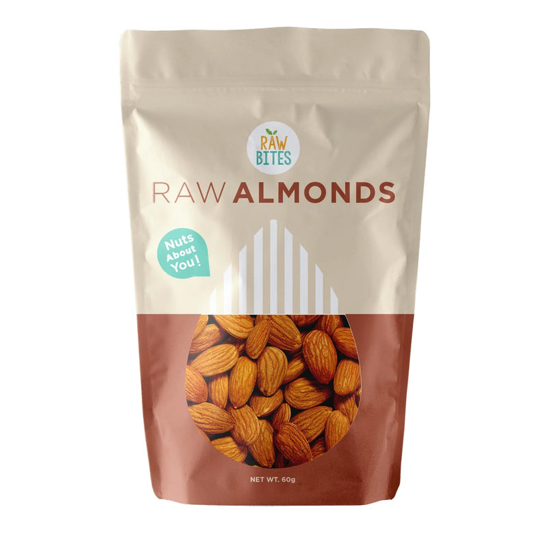 Raw Bites Raw Almonds 60g