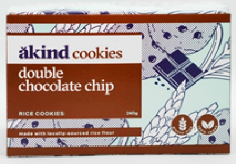 Akind Double Chocolate Chips Cookies 8's 240g