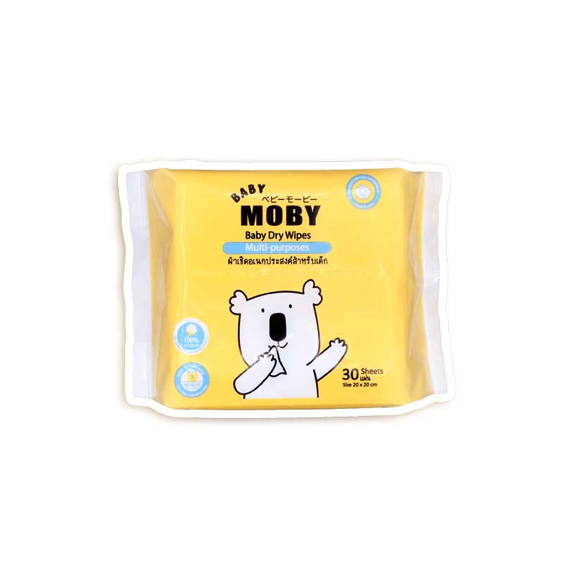Baby Moby Dry Wipes 30's