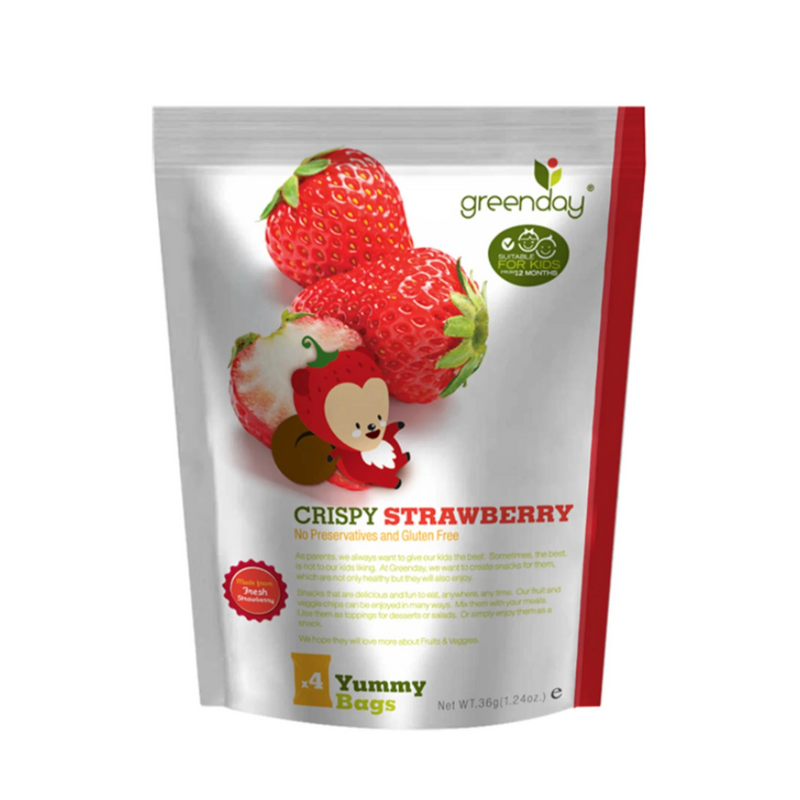 Greenday Crispy Strawberry 36g