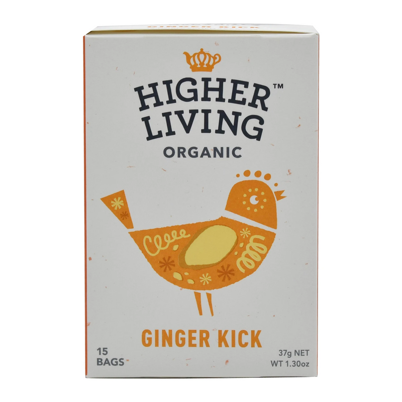 Higher Living Organic Ginger Kick 15's 37g