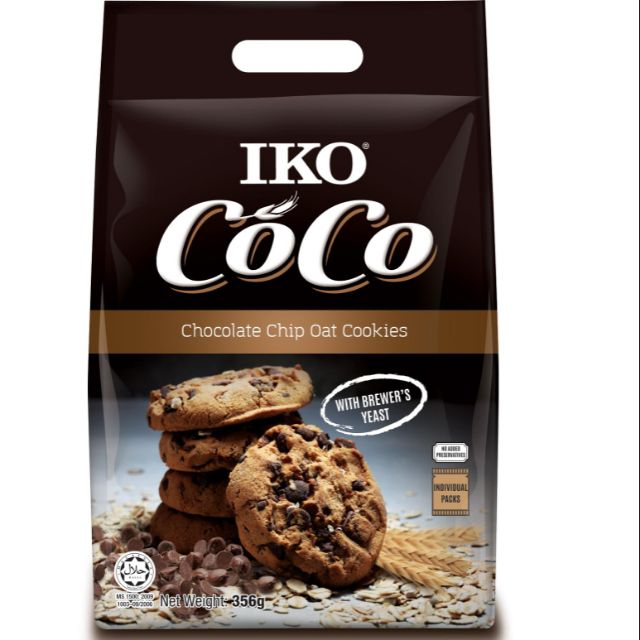 Iko Coco Chocolate Chip Oat Cookies 356g