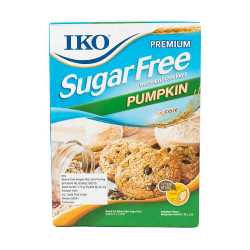 Iko Sugar Free Cracker Pumpkin 178g