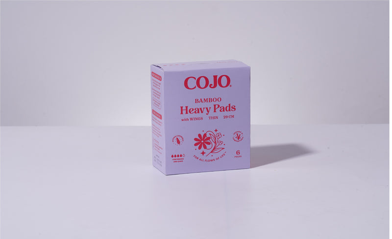 Cojo Organic Bamboo Heavy Pads with Wings 6's