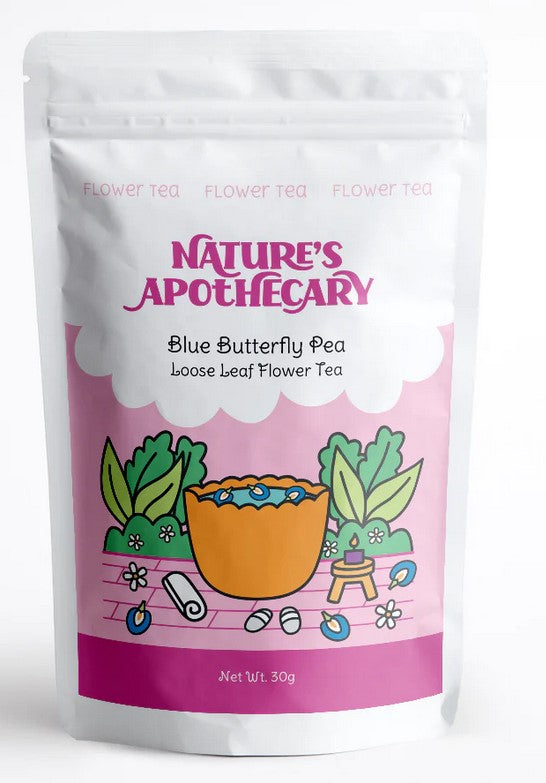 Nature's Apothecary Blue Butterfly Pea Tea Pouch 30g