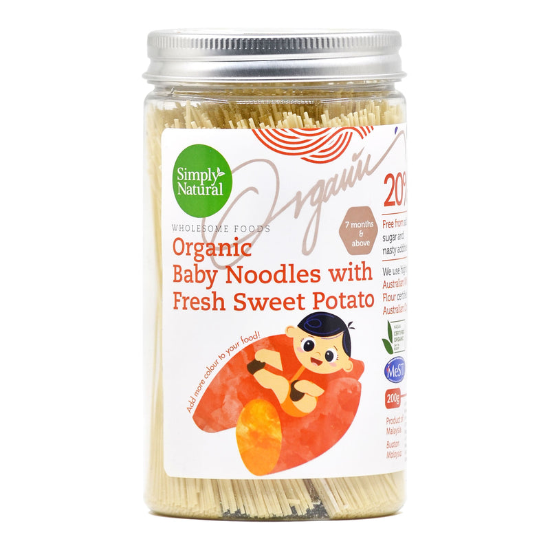 Simply Natural Organic Baby Noodles Fresh Sweet Potato 200g