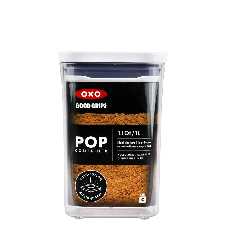 Oxo Tot Good Grips POP Container Small Square Short 1.1 Qt