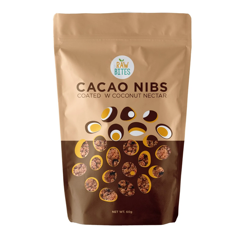 Raw Bites Cacao Nibs Coated w/ Coconut Nectar